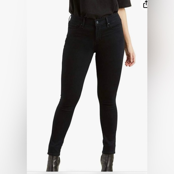 Levi's Denim - Levi’s Ladies 311 Shaping Skinny, mid rise , Tommy slimmed black jeans